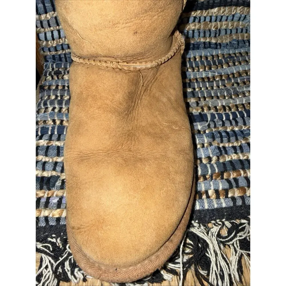 UGG Classic Tall II Boots Women Size [8] Chestnut Suede Sheepskin Winter Cozy
